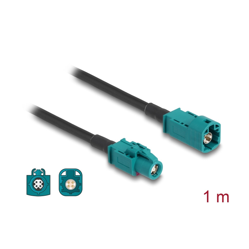 Delock Kabel HSD Z Stecker zu HSD Z Buchse 1 m