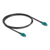 Delock Kabel HSD Z Buchse zu HSD Z Buchse 1 m