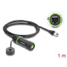 Delock Kabel RJ45 Stecker zu RJ45 Buchse Cat.6 zum Einbau mit M20 x 1,5 mm Gewinde und Gehäuse kompatibel mit Starlink IP68 stau