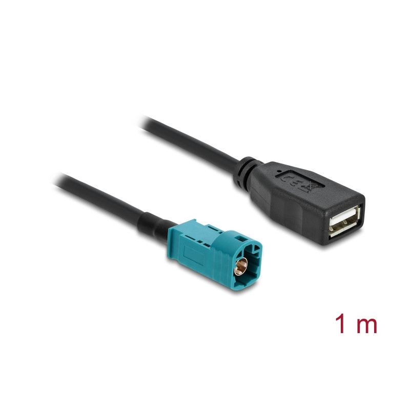 Delock Kabel HSD Z Stecker zu USB 2.0 Typ-A Buchse 1 m