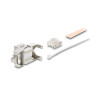 Delock Keystone Modul RJ45 Buchse zu LSA Cat.6A geschirmt werkzeugfrei mit Staubschutzklappe