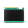 Delock PCI Express 5.0 x16 Karte zu 4 x intern NVMe M.2 Key M mit Kühlkörper - Bifurcation