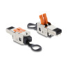 Delock RJ45 Stecker mit Klemmverschluss 2 Pin +/- werkzeugfrei - composite power connector