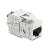Delock Keystone Modul RJ45 Buchse zu LSA Cat.8.1 geschirmt werkzeugfrei