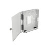 Delock LWL Wandbox für 4 x SC Simplex oder LC Duplex Adapter Metallgehäuse