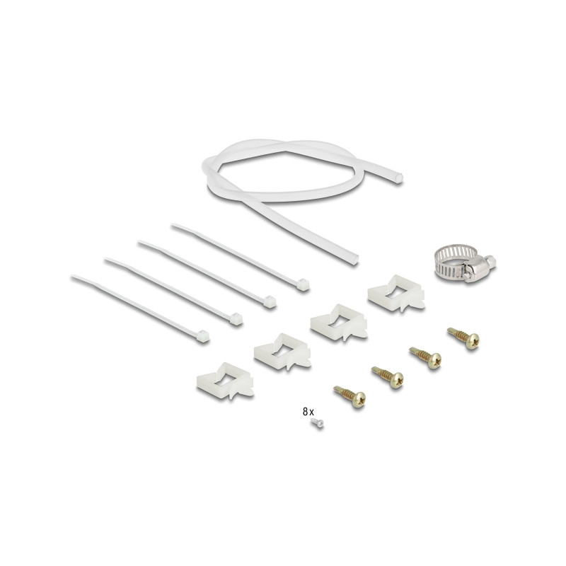Delock LWL Wandbox für 4 x SC Simplex oder LC Duplex Adapter Metallgehäuse