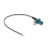 Delock Antennenkabel FAKRA Z Stecker zu offenen Kabelenden 1,13 - 20 cm 1 vorgestanztes Loch