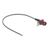 Delock Antennenkabel FAKRA D Stecker zu MHF® I Stecker 1,13 - 20 cm 1 vorgestanztes Loch