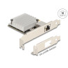 Delock PCI Express x4 Netzwerkkarte 10 Gigabit LAN 1 x RJ45 AQC107S