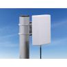 Delock WiFi 2,4 GHz Antenne N Stecker 8 dBi direktional mit Anschlusskabel RG-58, 50 cm weiß outdoor