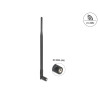 Delock WiFi 2,4 GHz Antenne RP-SMA Stecker 7 dBi omnidirektional mit Kippgelenk schwarz