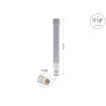 Delock V2X Antenne N Stecker 6 dBi 19 cm omnidirektional starr outdoor grau