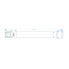 Delock V2X Antenne N Stecker 6 dBi 19 cm omnidirektional starr outdoor grau
