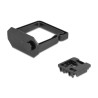 Delock Kabelbügel 70 x 70 mm mit Montageplatte zur Hutschienenbefestigung schwarz