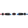 Delock Kabelverbinder RJ45 Buchse zu RJ45 Buchse Cat.6 mit M16 Gewinde und Bayonettverschluss IP68 staub- und wasserdicht