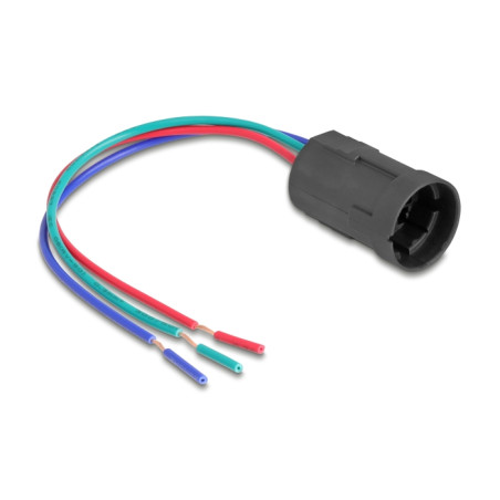 Delock Fassung für 19 mm 3 Pin Taster oder Schalter