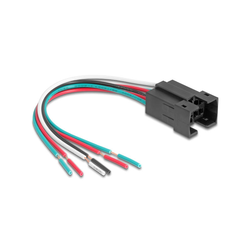 Delock Fassung für 25 mm 6 Pin Taster oder Schalter