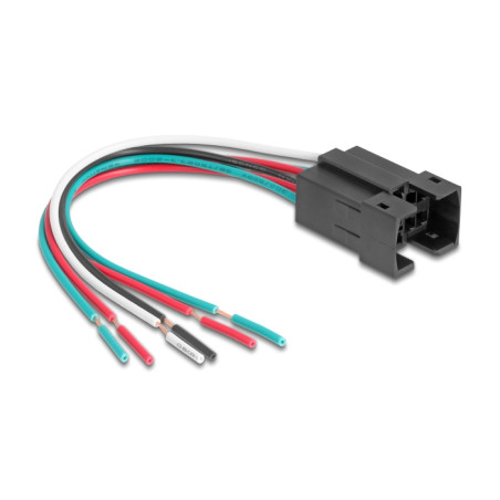 Delock Fassung für 25 mm 6 Pin Taster oder Schalter