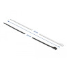 Delock Kabelbinder mit flachem Kopf L 280 x B 3,6 mm 100 Stück