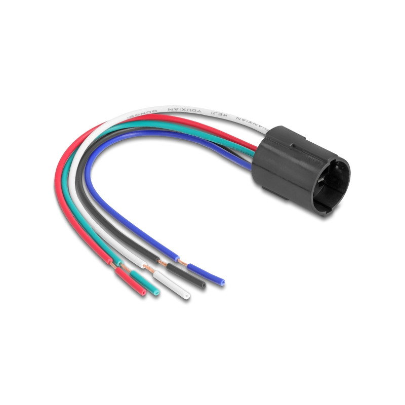 Delock Fassung für 16 mm 5 Pin Taster oder Schalter