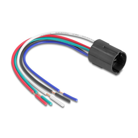 Delock Fassung für 16 mm 5 Pin Taster oder Schalter