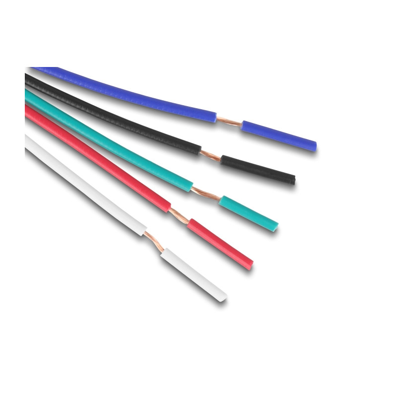Delock Fassung für 16 mm 5 Pin Taster oder Schalter