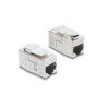 Delock Keystone Modul Kupplung RJ45 Buchse zu RJ45 Buchse Cat.6A geschirmt