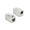 Delock Keystone Modul Kupplung RJ45 Buchse zu RJ45 Buchse Cat.6A geschirmt