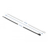 Delock Kabelbinder mit flachem Kopf L 370 x B 3,6 mm 100 Stück
