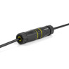 Delock Kabelverbinder RJ45 Buchse zu RJ45 Buchse mit M23 Gewinde geeignet für Cat.6a / Cat.7 Netzwerkkabel IP68 staub- und wasse