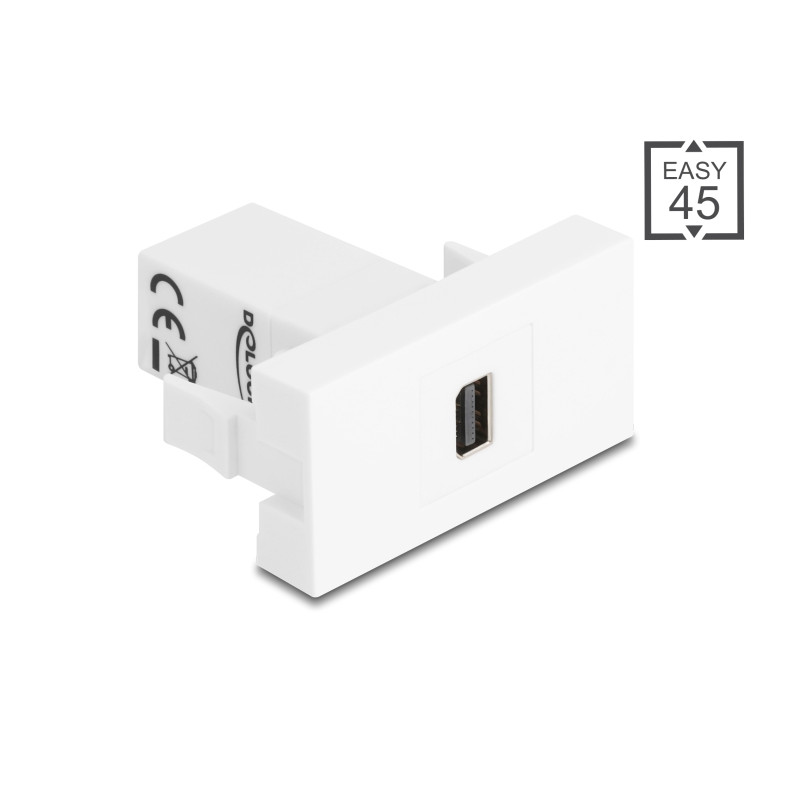 Delock Easy 45 Modul mini DisplayPort Buchse zu mini DisplayPort Buchse