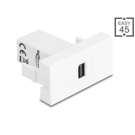 Delock Easy 45 Modul mini DisplayPort Buchse zu mini DisplayPort Buchse