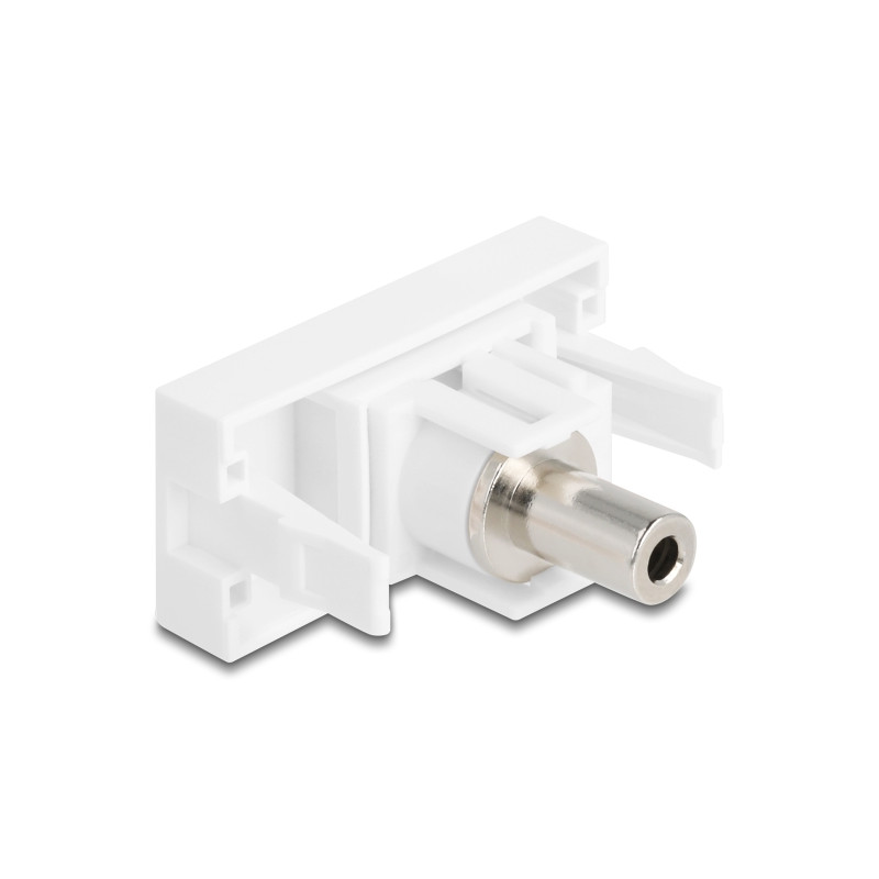 Delock Easy 45 Modul Klinkenbuchse 3,5 mm 3 Pin zu Klinkenbuchse 3,5 mm 3 Pin weiß