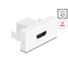 Delock Easy 45 Modul HDMI Buchse zu HDMI Buchse 4K 60Hz weiß