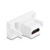 Delock Easy 45 Modul HDMI Buchse zu HDMI Buchse 4K 60Hz weiß
