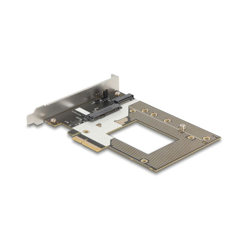 Delock PCI Express 4.0 x4 Karte zu 1 x NVMe M.2 Key M 110 mm oder U.2 Slot