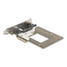 Delock PCI Express 4.0 x4 Karte zu 1 x NVMe M.2 Key M 110 mm oder U.2 Slot