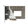 Delock PCI Express 4.0 x4 Karte zu 1 x NVMe M.2 Key M 110 mm oder U.2 Slot