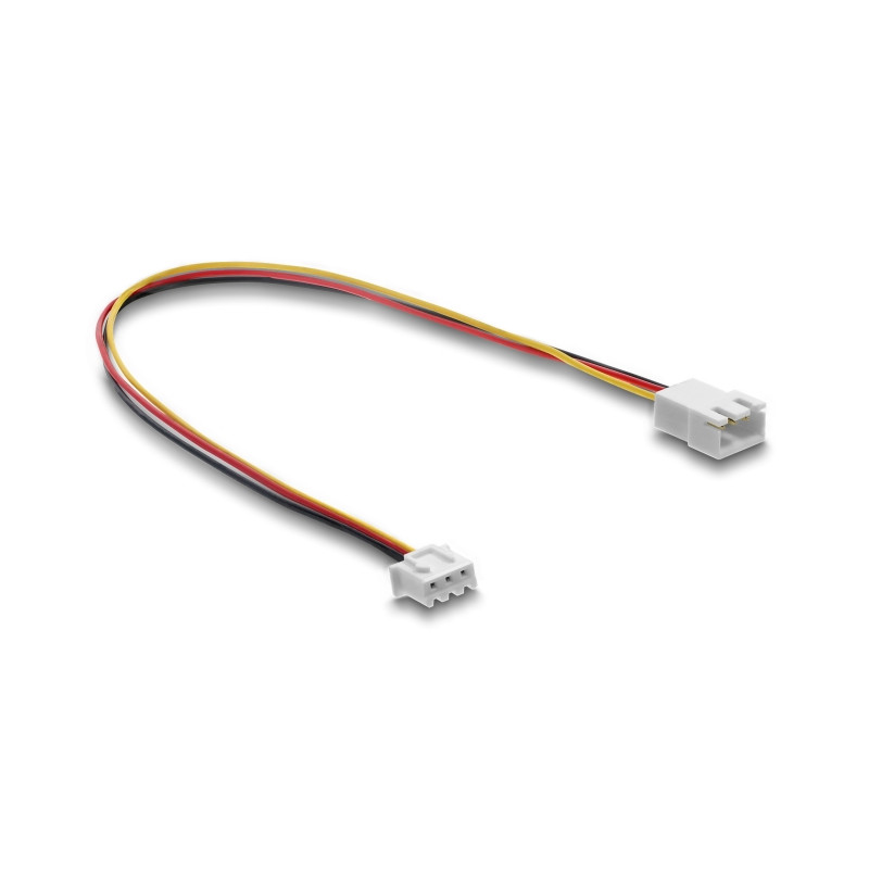 Delock Lüfter Verlängerungskabel JST Stecker zu Buchse 3 Pin, Steckerlänge 7 mm, 30 cm