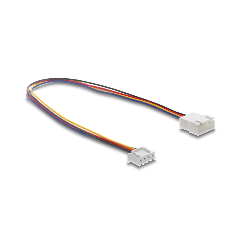 Delock Lüfter Verlängerungskabel JST PWM Stecker zu Buchse 4 Pin, Steckerlänge 7 mm, 30 cm