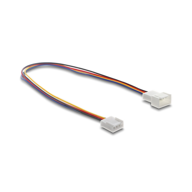 Delock Lüfter Verlängerungskabel PWM Stecker zu Buchse 4 Pin, Steckerlänge 13 mm, 30 cm