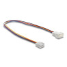 Delock Lüfter Verlängerungskabel PWM Stecker zu Buchse 4 Pin, Steckerlänge 13 mm, 30 cm
