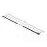 Delock Kabelbinder mit flachem Kopf L 280 x B 4,6 mm 100 Stück