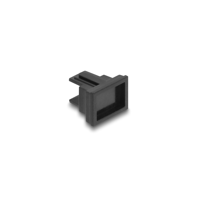 Delock Easy 45 Modul SC Simplex Buchse zu SC Simplex Buchse mit Laserschutzklappe innen blau / weiß