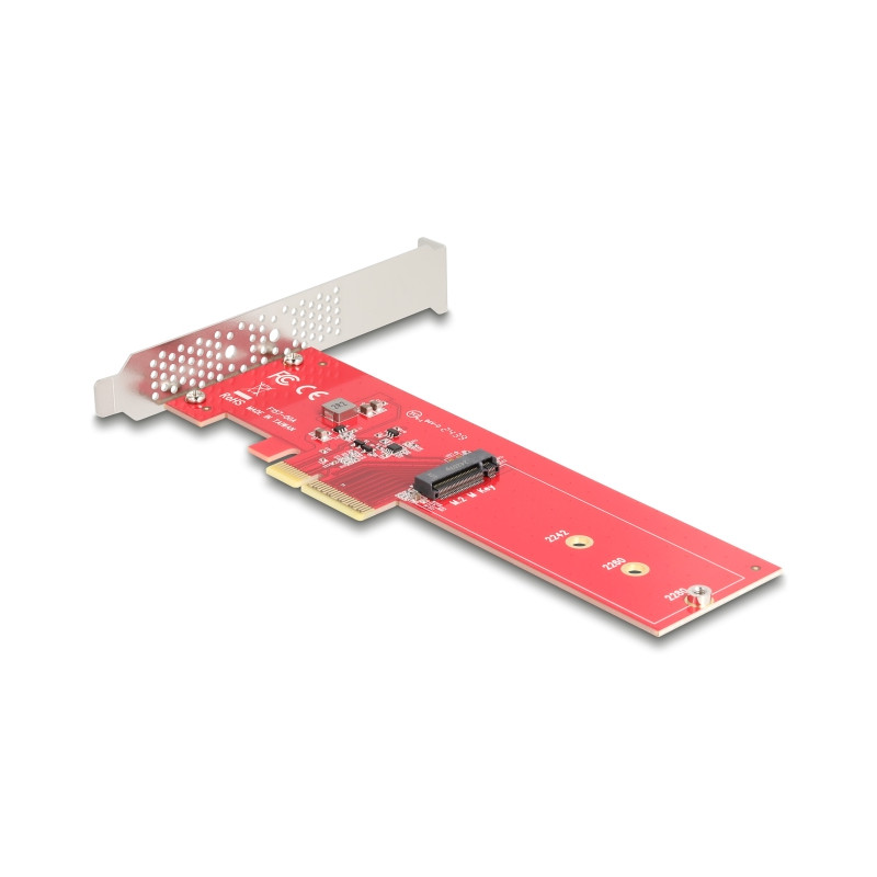 Delock PCI Express 5.0 x4 Karte zu 1 x intern NVMe M.2 Key M - Low Profile Formfaktor