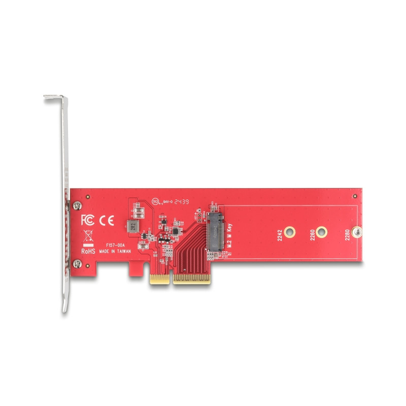 Delock PCI Express 5.0 x4 Karte zu 1 x intern NVMe M.2 Key M - Low Profile Formfaktor