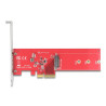 Delock PCI Express 5.0 x4 Karte zu 1 x intern NVMe M.2 Key M - Low Profile Formfaktor
