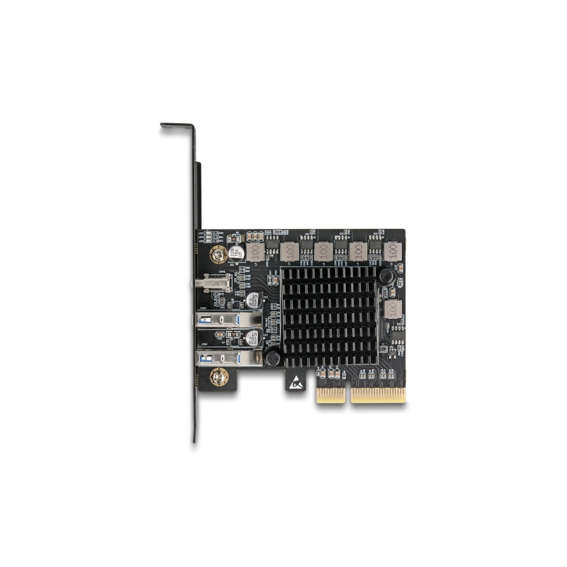 Delock PCI Express x4 Karte zu 1 x USB Type-C™20 Gbps + 2 x Typ-A 10 Gbps - Low Profile Formfaktor