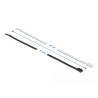 Delock Kabelbinder mit flachem Kopf L 370 x B 4,6 mm 100 Stück