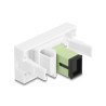 Delock Easy 45 Modul SC Simplex Buchse zu SC Simplex Buchse lindgrün / weiß